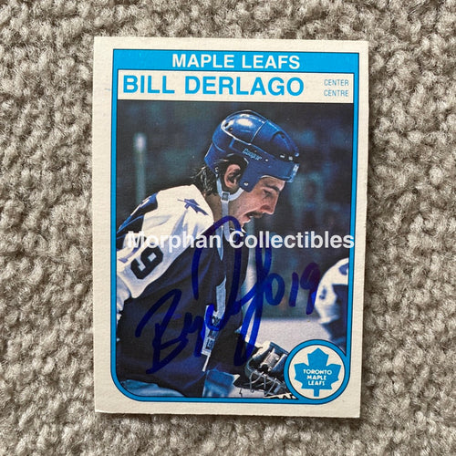 Bill Derlago Autographed Card - 1982 - 83 Opc