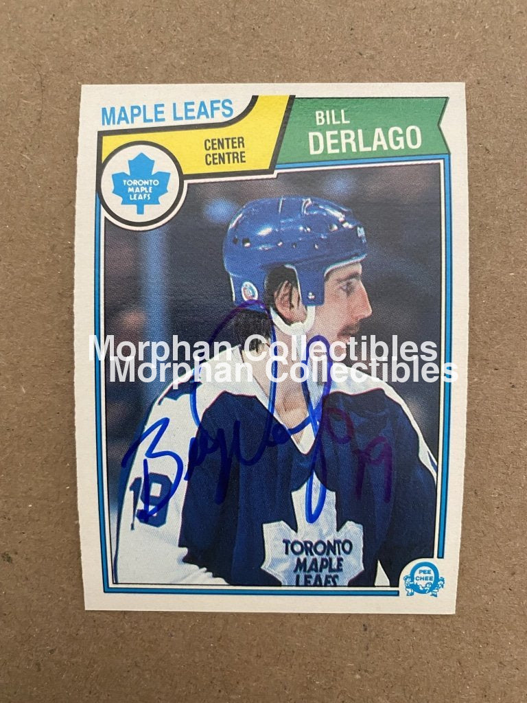 Bill Derlago Autographed Cards 1983-84 Opc #2 Card