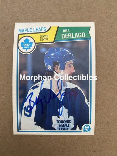 Bill Derlago Autographed Cards 1983-84 Opc #3 Card