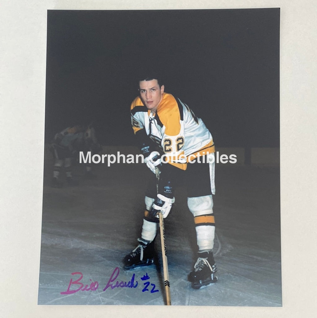 Bill Lesuk - Autographed 8X10 Photo Boston Bruins