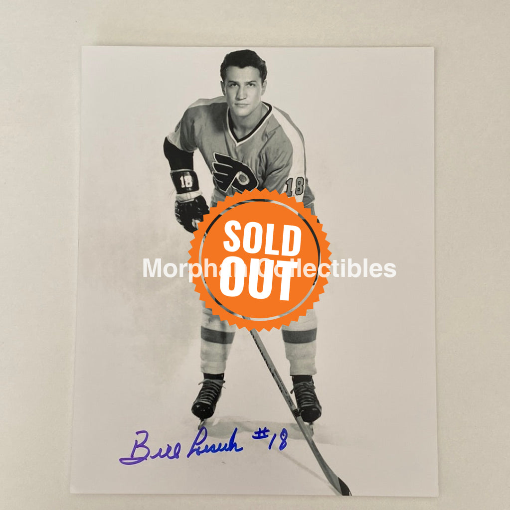 Bill Lesuk - Autographed 8X10 Photo Philadelphia Flyers