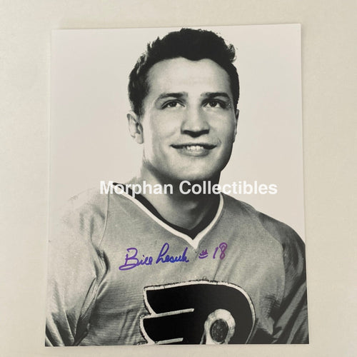 Bill Lesuk - Autographed 8X10 Photo Philadelphia Flyers