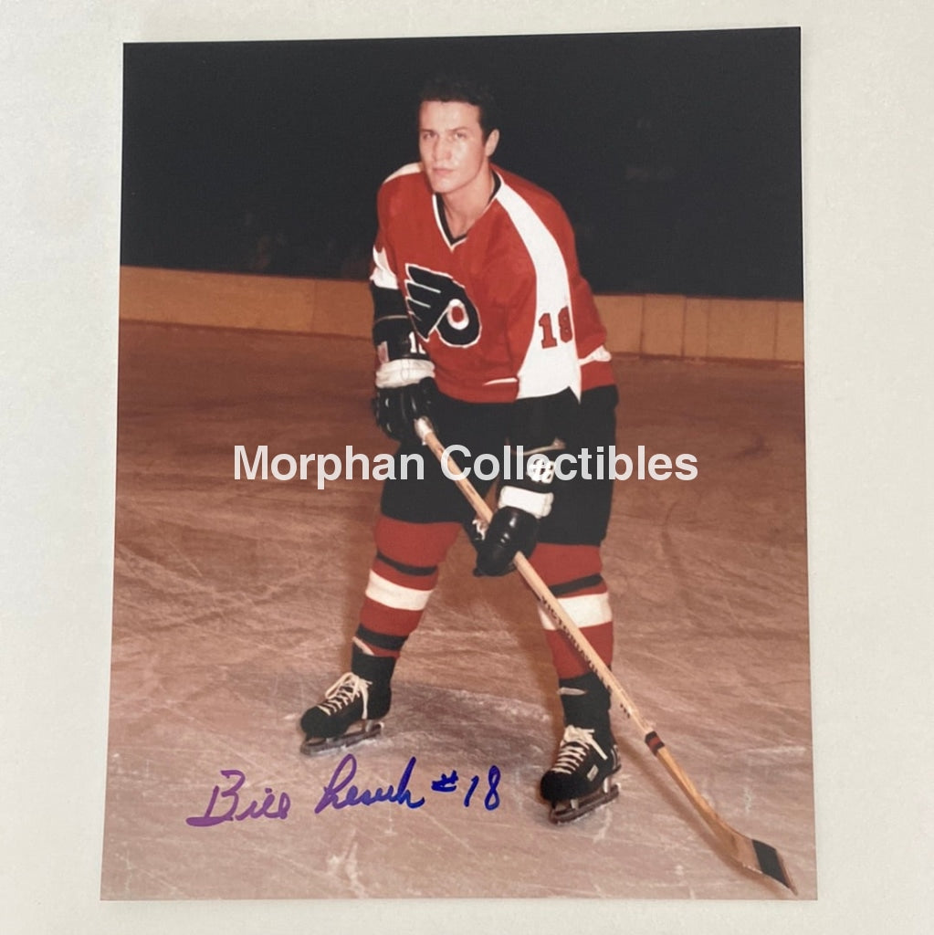 Bill Lesuk - Autographed 8X10 Photo Philadelphia Flyers