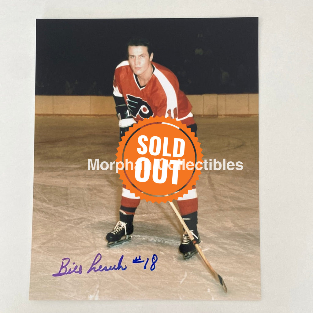 Bill Lesuk - Autographed 8X10 Photo Philadelphia Flyers