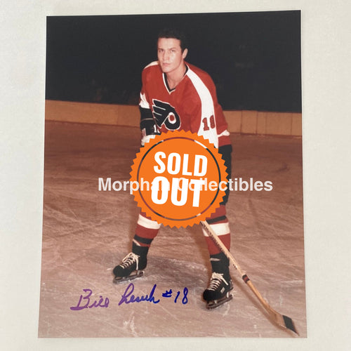 Bill Lesuk - Autographed 8X10 Photo Philadelphia Flyers