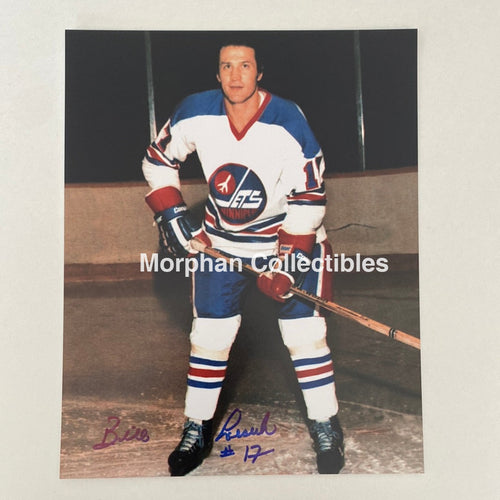 Bill Lesuk - Autographed 8X10 Photo Winnipeg Jets