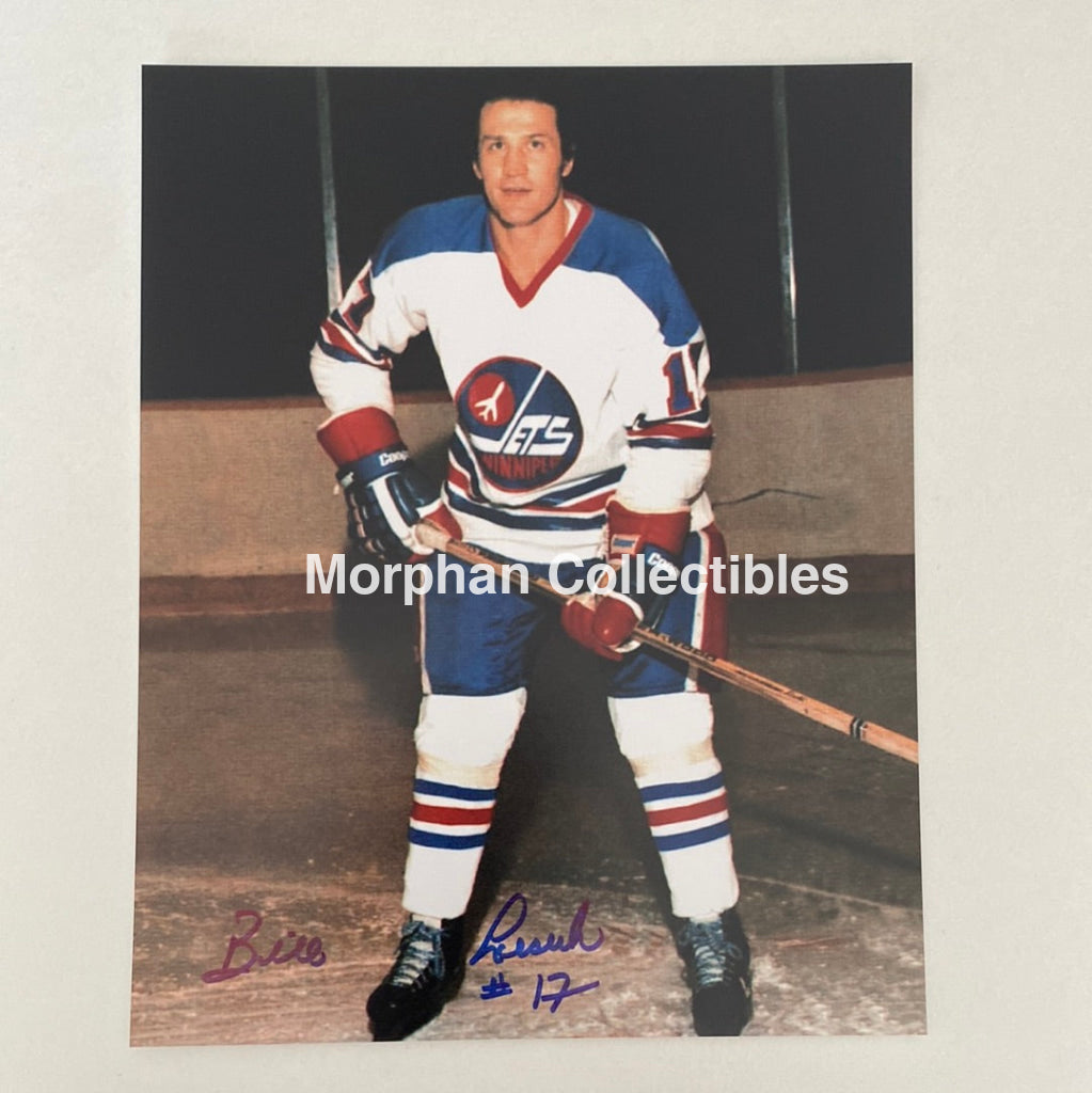 Bill Lesuk - Autographed 8X10 Photo Winnipeg Jets
