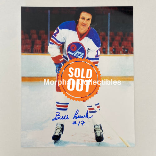 Bill Lesuk - Autographed 8X10 Photo Winnipeg Jets