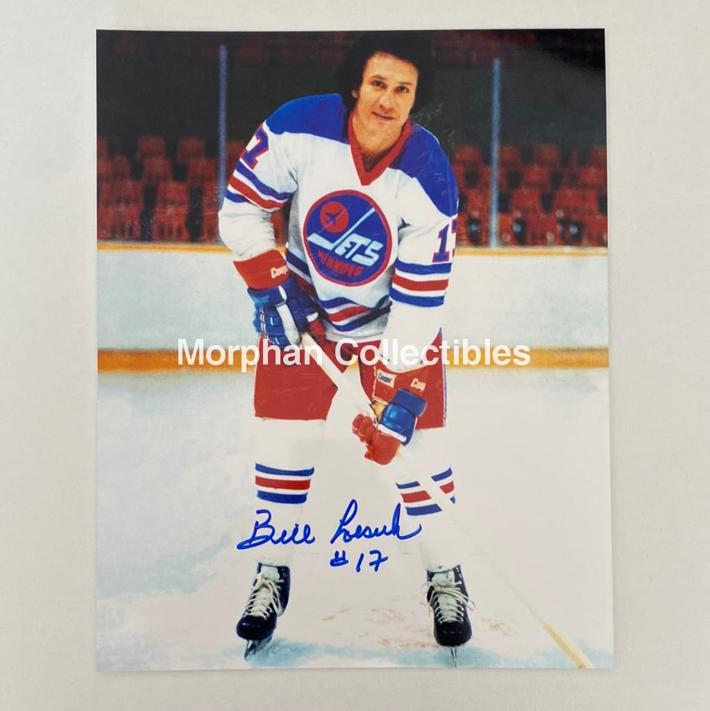 Bill Lesuk - Autographed 8X10 Photo Winnipeg Jets