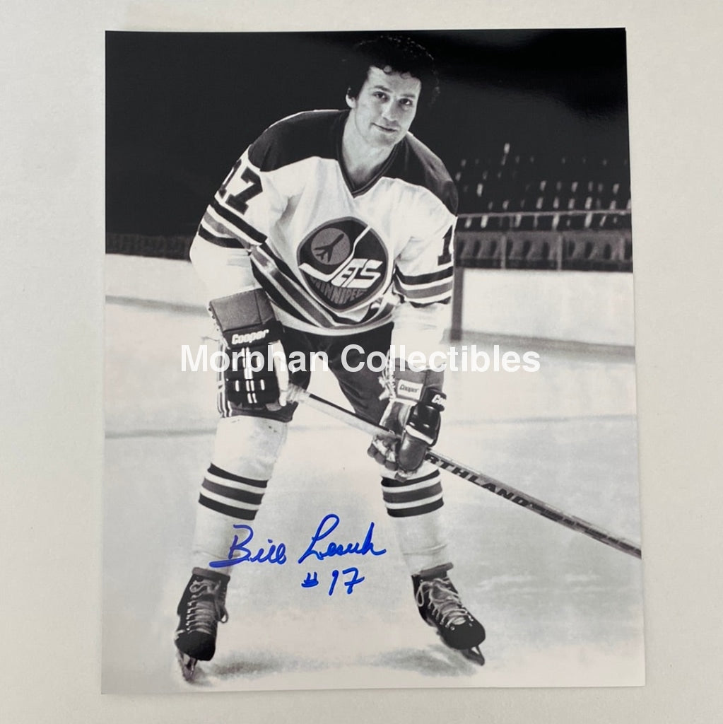 Bill Lesuk - Autographed 8X10 Photo Winnipeg Jets