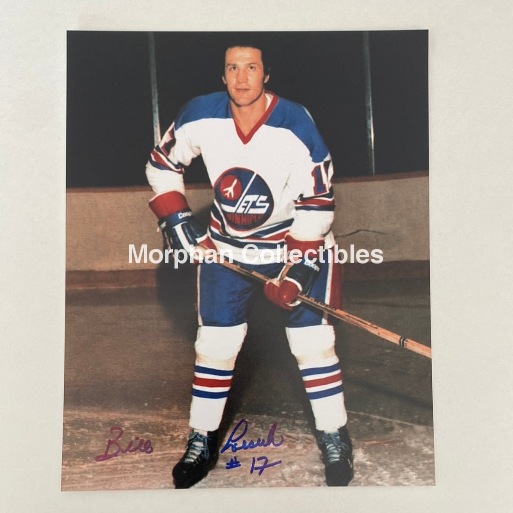 Bill Lesuk - Autographed 8X10 Photo Winnipeg Jets