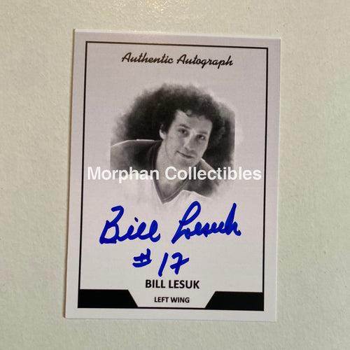 Bill Lesuk - Autographed Card Custom