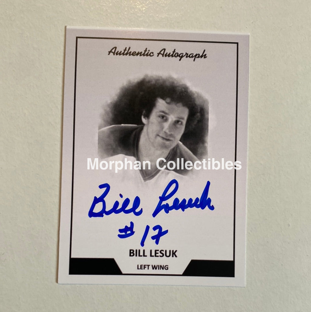Bill Lesuk - Autographed Card Custom