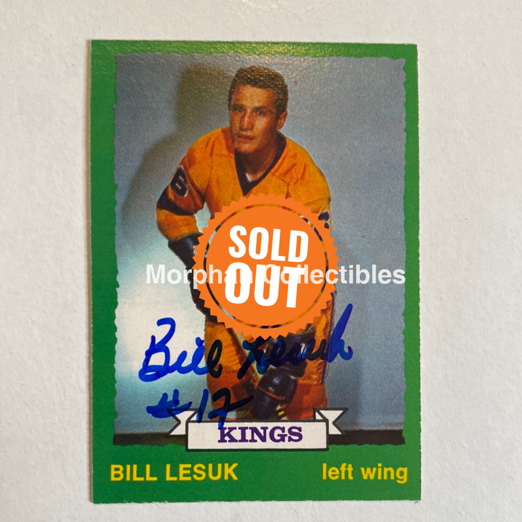 Bill Lesuk - Autographed Card Opc 1973-74