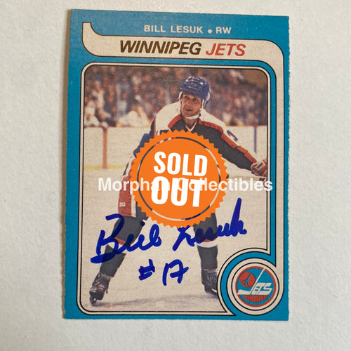 Bill Lesuk - Autographed Card Opc 1979-80