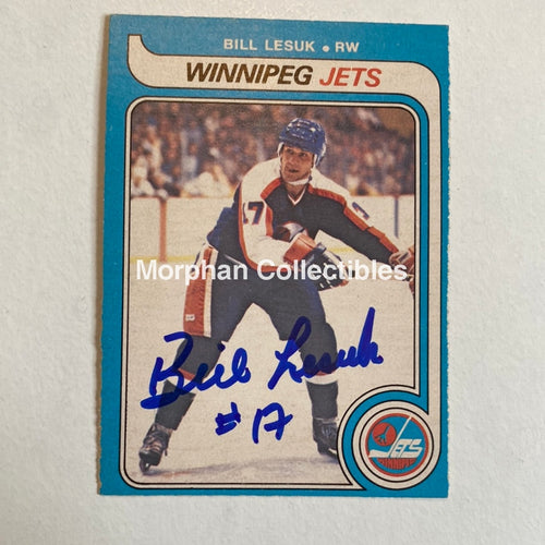 Bill Lesuk - Autographed Card Opc 1979-80