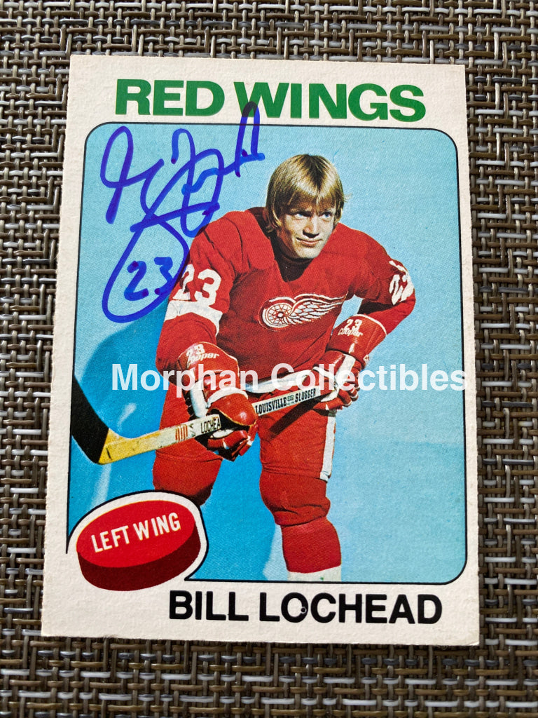 Bill Lochead - Autographed Card 1975/76 Opc
