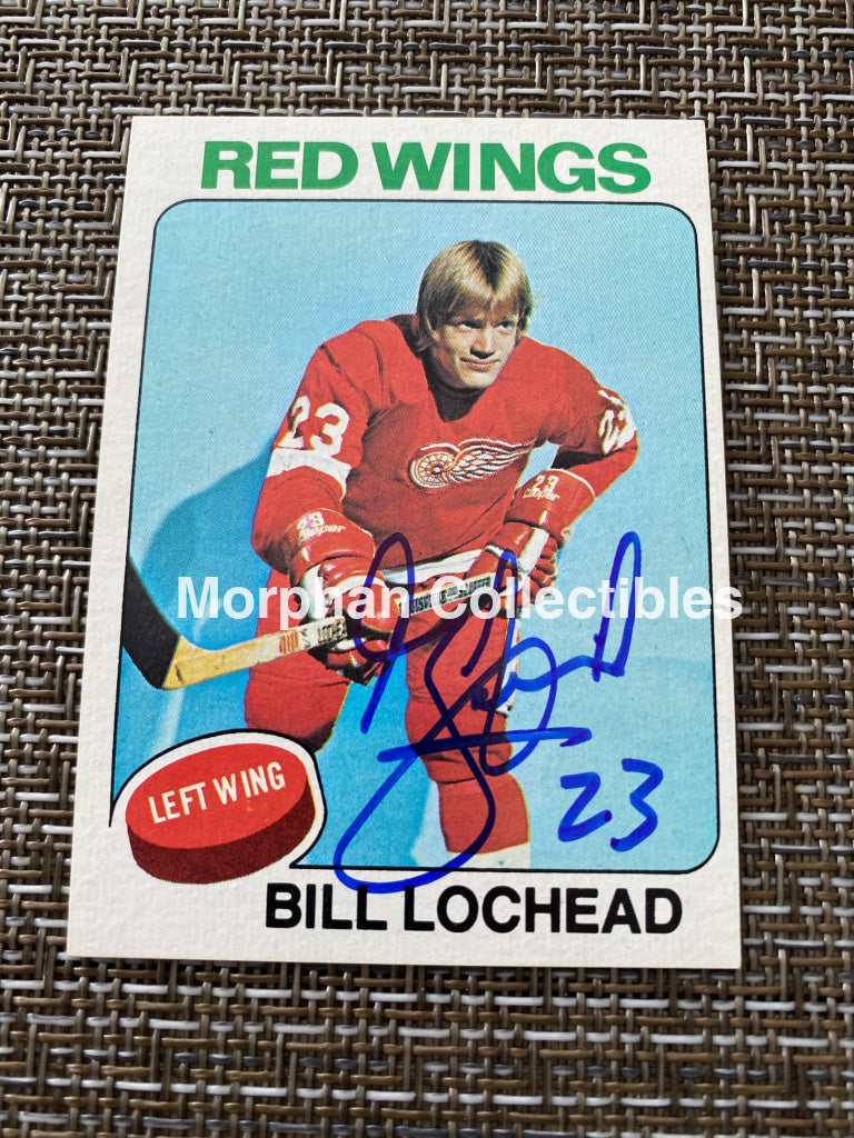 Bill Lochead - Autographed Card 1975/76 Topps