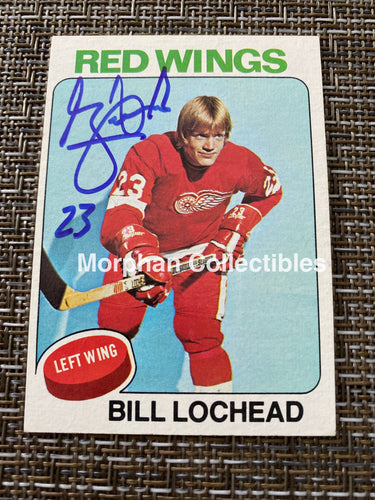 Bill Lochead - Autographed Card 1975/76 Topps