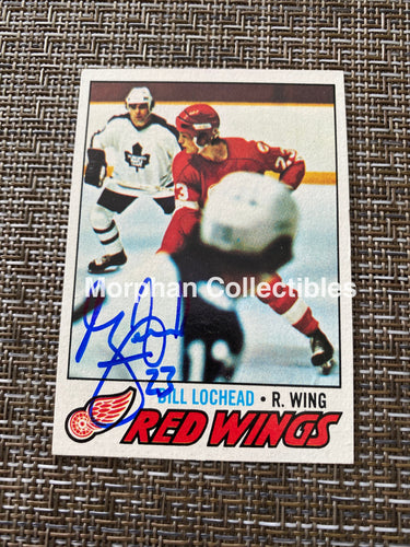Bill Lochead - Autographed Card 1977/78 Topps