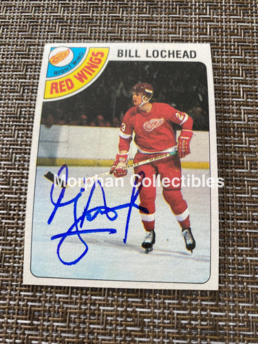 Bill Lochead - Autographed Card 1978/79 Topps