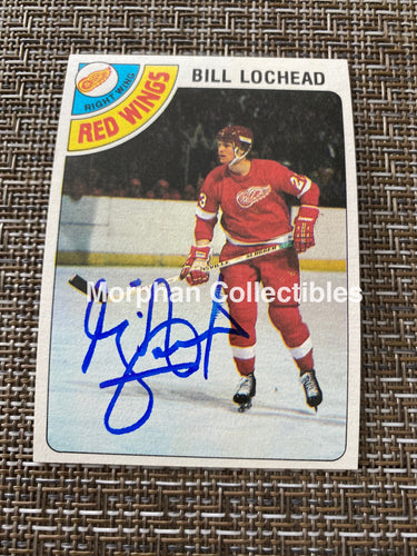 Bill Lochead - Autographed Card 1978/79 Topps