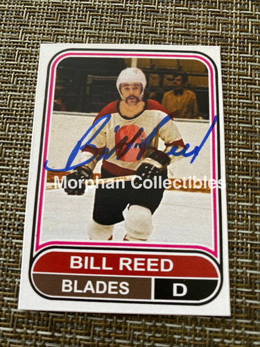Bill Reed- Autographed Card - Custom Baltimore Blades