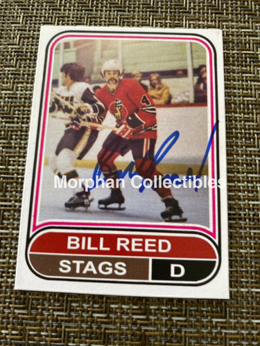Bill Reed- Autographed Card - Custom Michigan Stags
