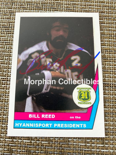 Bill Reed- Autographed Card - Custom Slapshot