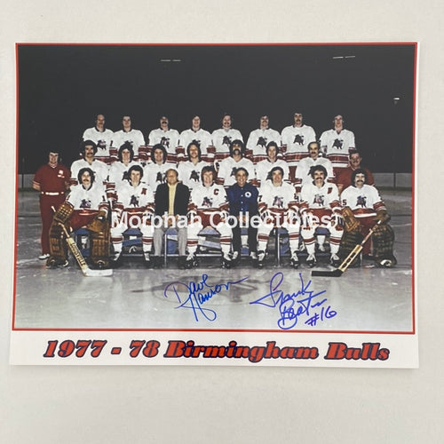 Birmingham Bulls 1977-78 Team Photo Multi Signed- Autographed 8X10