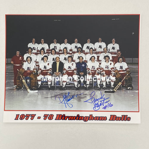 Birmingham Bulls 1977-78 Team Photo Multi Signed- Autographed 8X10