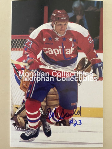 Bob Gould Autographed 8X5 Photo - Washington Capitals