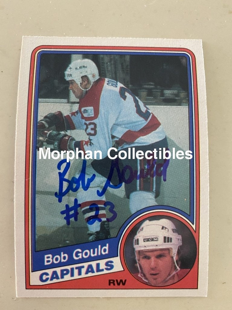 Bob Gould - Autographed Card 1984-85 Opc #11