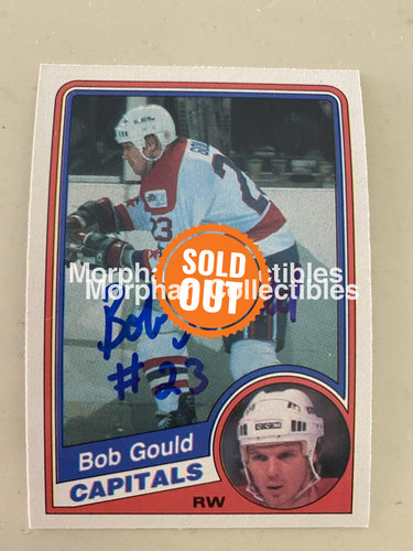 Bob Gould - Autographed Card 1984-85 Opc #11