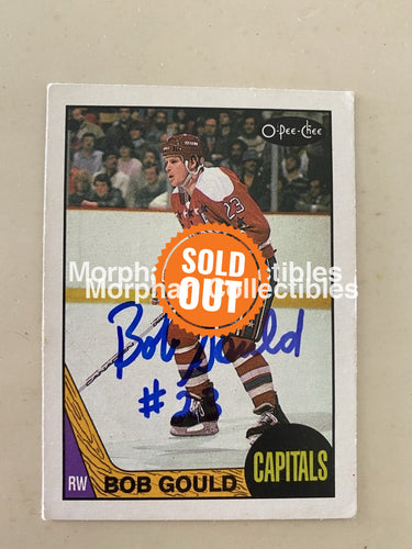 Bob Gould - Autographed Card 1985-86 Opc