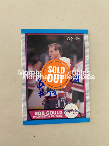 Bob Gould - Autographed Card 1986-87 Opc #1