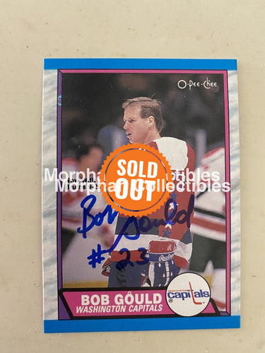 Bob Gould - Autographed Card 1986-87 Opc #5