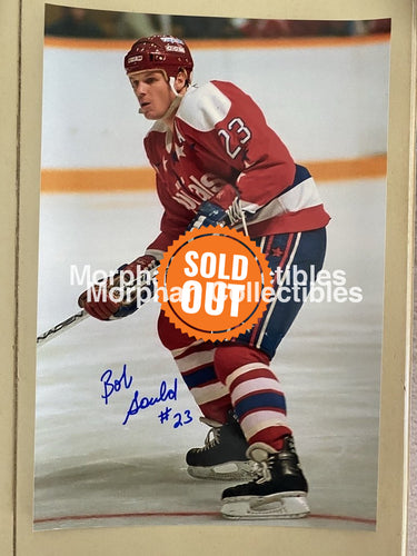 Bob Gould Autographed Washington Capitals 8X12 Photo - #1