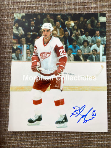 Bob Manno - Autographed 8X10 Photo Detroit Red Wings