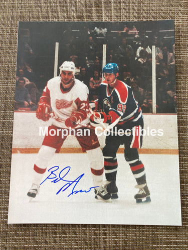 Bob Manno - Autographed 8X10 Photo Detroit Red Wings