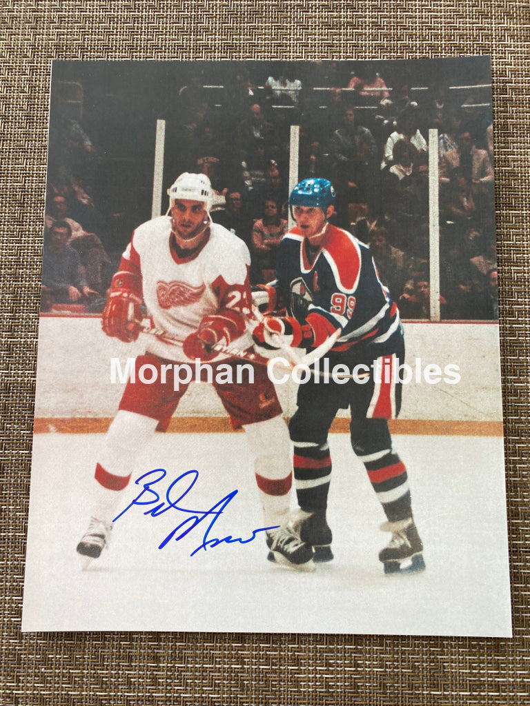 Bob Manno - Autographed 8X10 Photo Detroit Red Wings