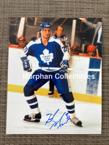 Bob Manno - Autographed 8X10 Photo Toronto Maple Leafs