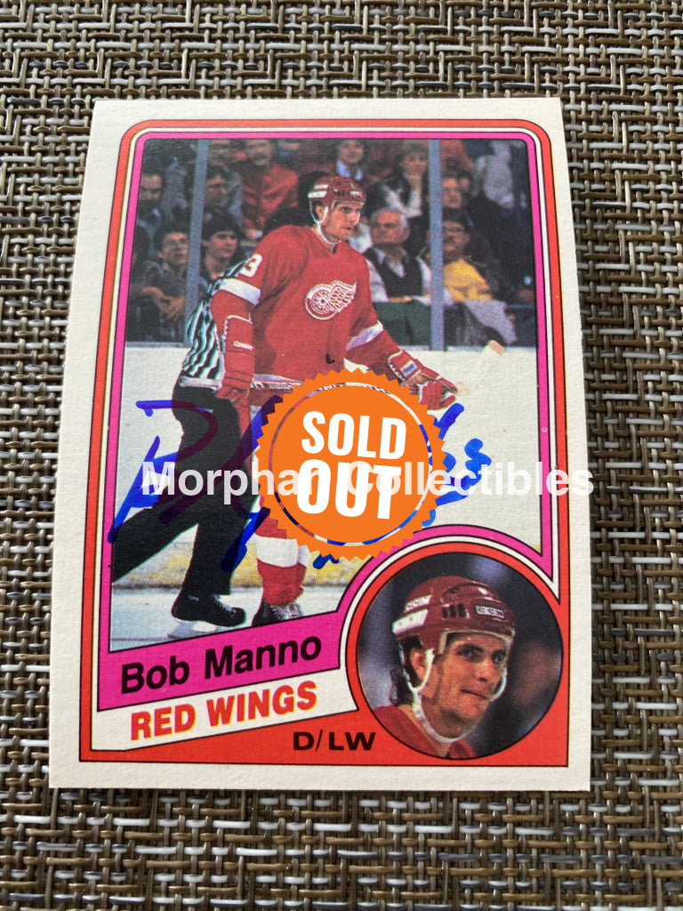Bob Manno - Autographed Card 1984/85 Opc