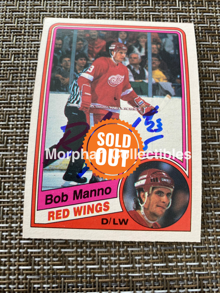 Bob Manno - Autographed Card 1984/85 Opc
