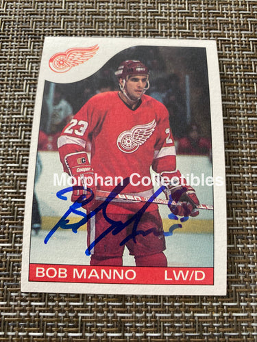 Bob Manno - Autographed Card 1985/86 Topps