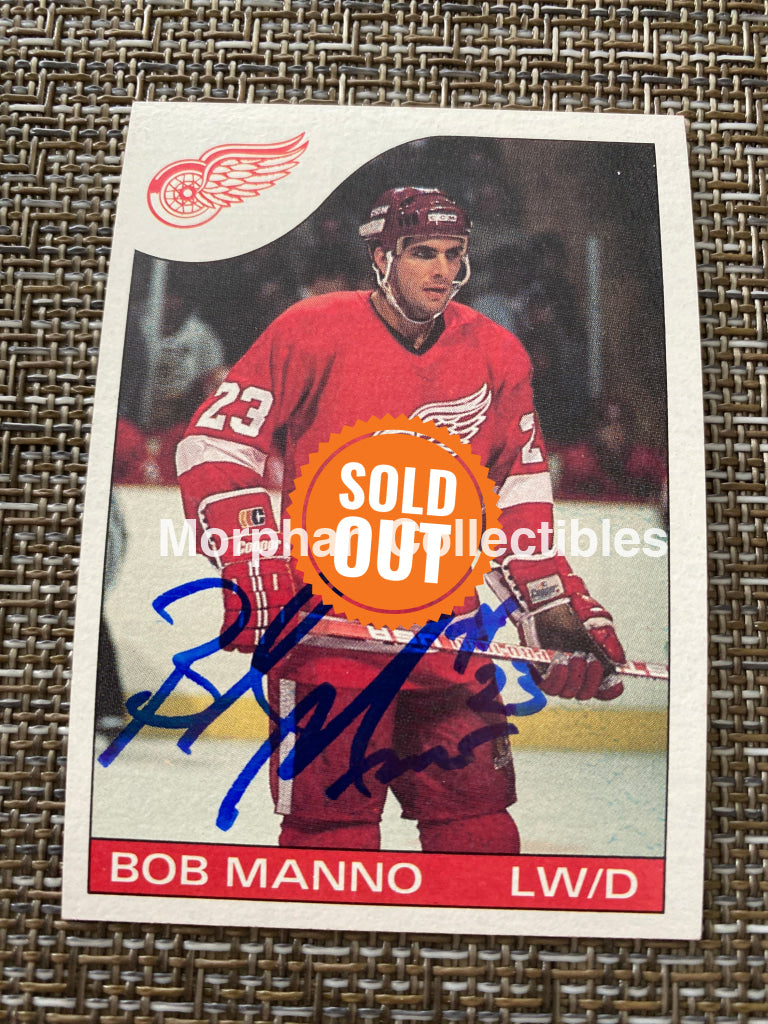 Bob Manno - Autographed Card 1985/86 Topps