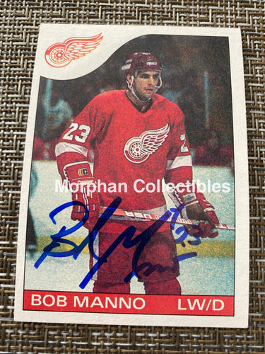 Bob Manno - Autographed Card 1985/86 Topps