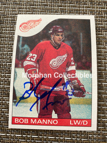 Bob Manno - Autographed Card 1985/86 Topps