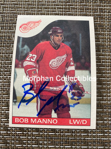 Bob Manno - Autographed Card 1985/86 Topps
