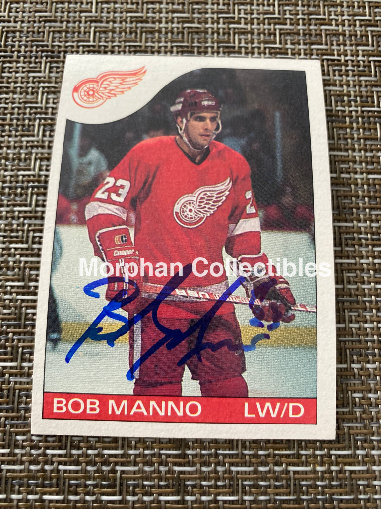 Bob Manno - Autographed Card 1985/86 Topps